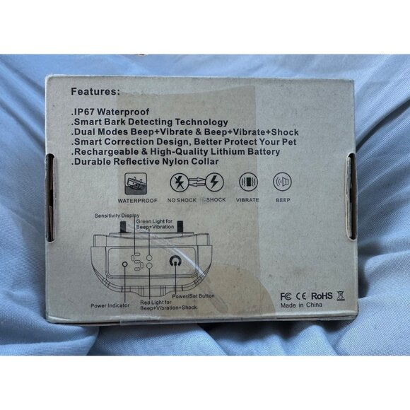 TBI Pro Smart Bark Collar V3 For Dogs 15-120 Lbs IP67 Waterproof Reflective - Picture 3 of 6